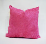 pink cowhide pillow