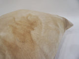 champagne brown cowhide pillow