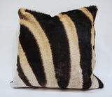 African Real Zebra Fur Pillow