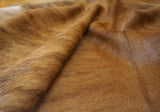 brown black brindle cowhide rug