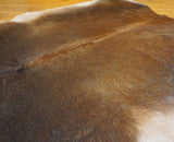 brown gray cowhide rug