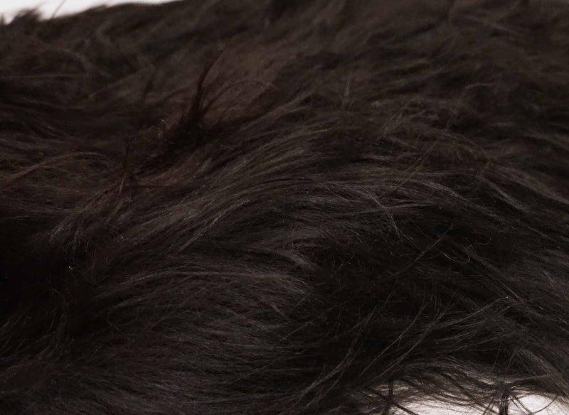 black icelandic sheepskin rug
