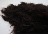 black icelandic sheepskin rug