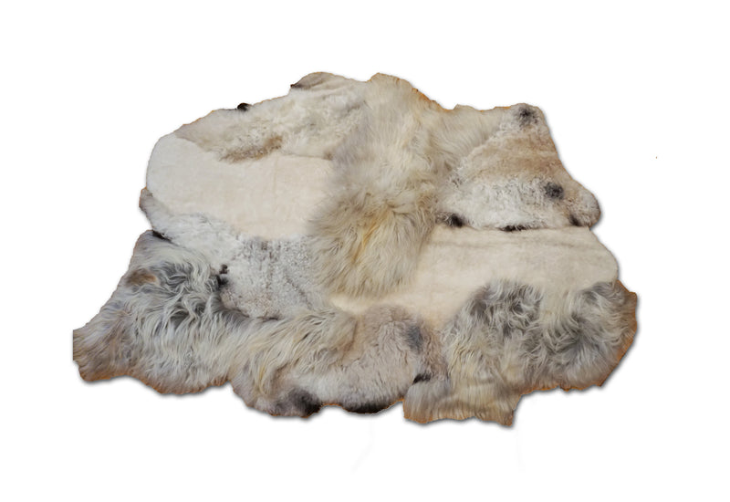 Single Pelt Sheepskin Rug Undyed Natural