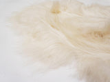 white icelandic sheepskin fur rug