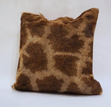 Real Giraffe Fur Pillow