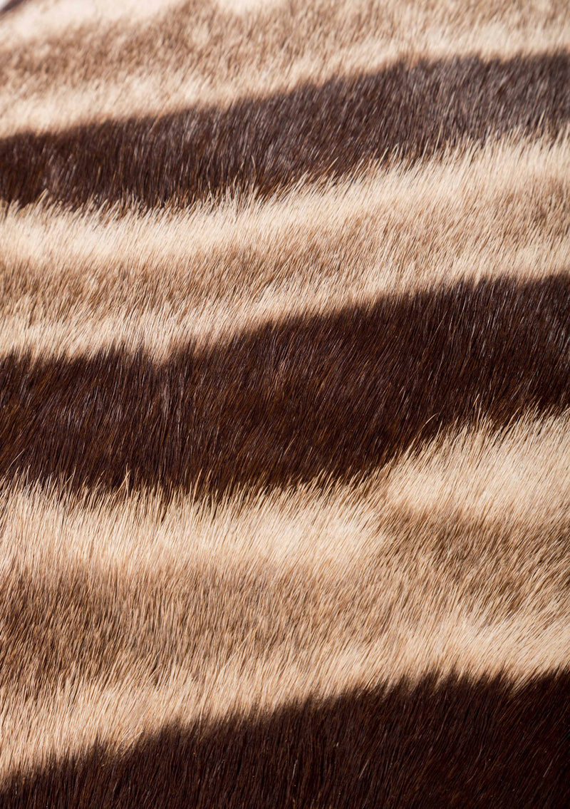 African Real Zebra Fur Pillow