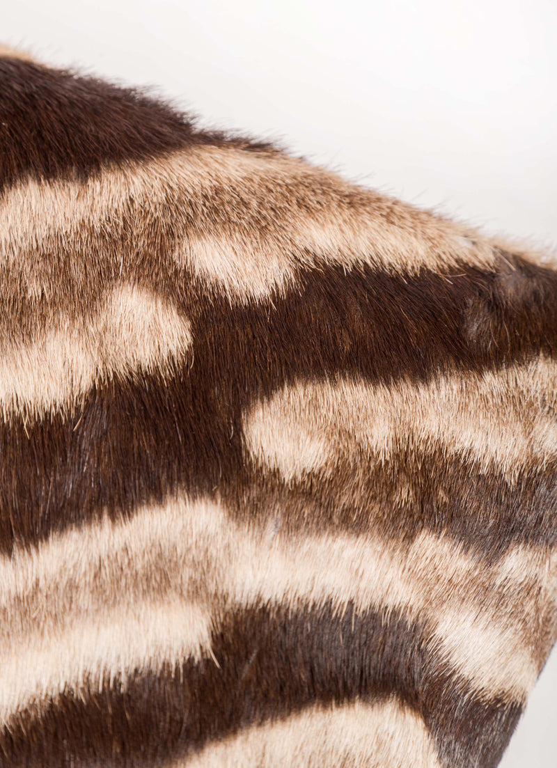 African Real Zebra Fur Pillow