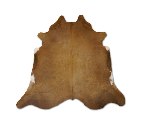 brown cowhide rug