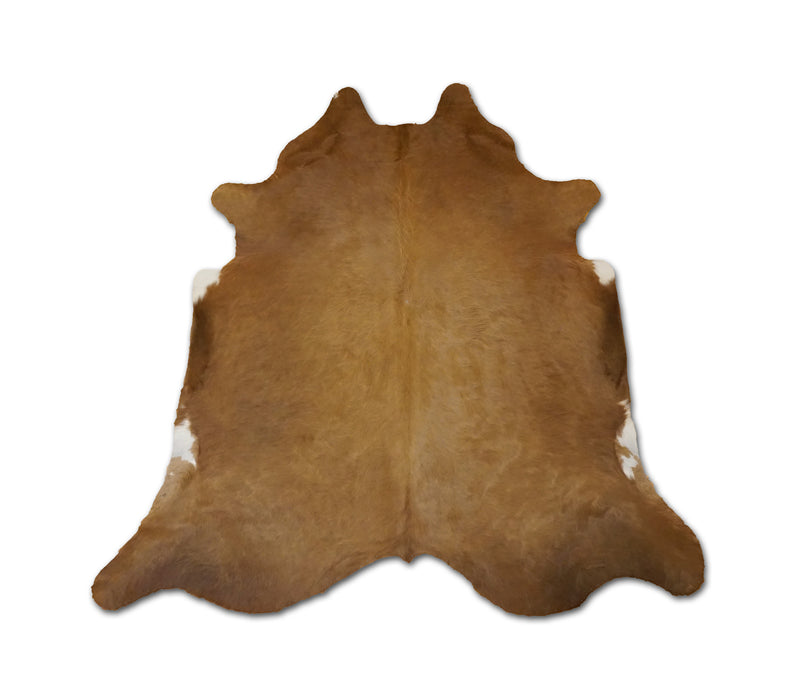 brown cowhide rug