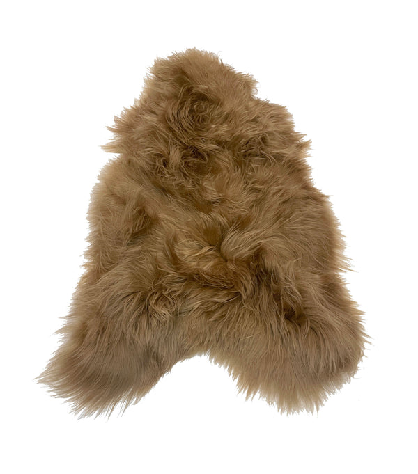 camel brown Icelandic sheepskin